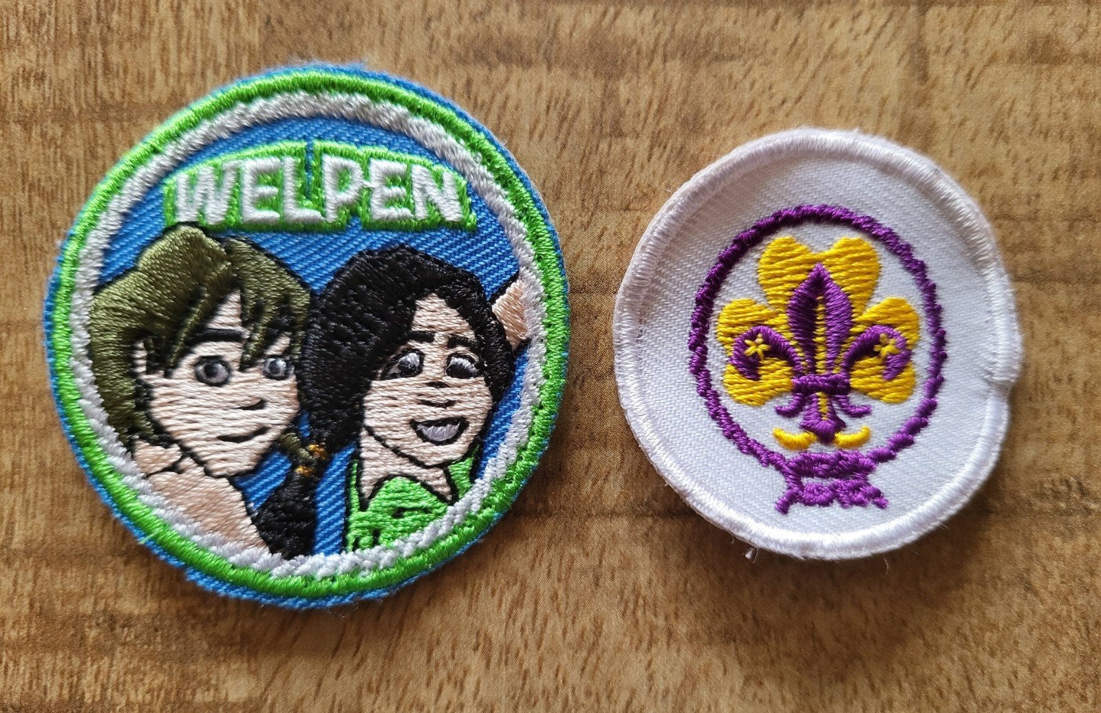Scouting Insigne Speltak Welpen en SN, Verzamelen, Ophalen of Verzenden, Zo goed als nieuw, Embleem, Speld of Insigne