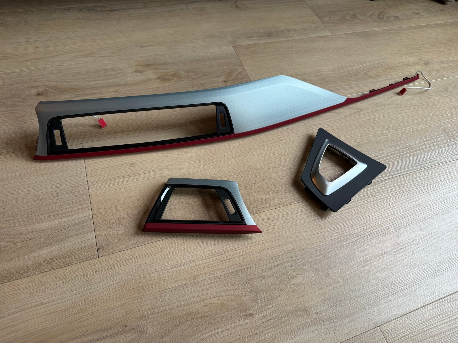 BMW 3 Serie F20 F21 F30 Interieurlijsten Set Rood/Zilver, Auto-onderdelen, Ophalen of Verzenden, Gebruikt, BMW
