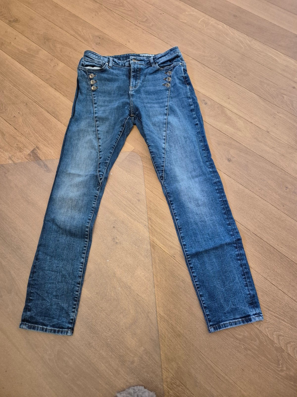 EDC Medium Slim Fit Jeans - Maat W32 L32, Blauw, Ophalen of Verzenden, Zo goed als nieuw, W30 - W32 (confectie 38/40)