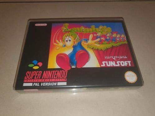 Lemmings SNES Game Case, Avontuur en Actie, Verzenden, 1 speler, Zo goed als nieuw