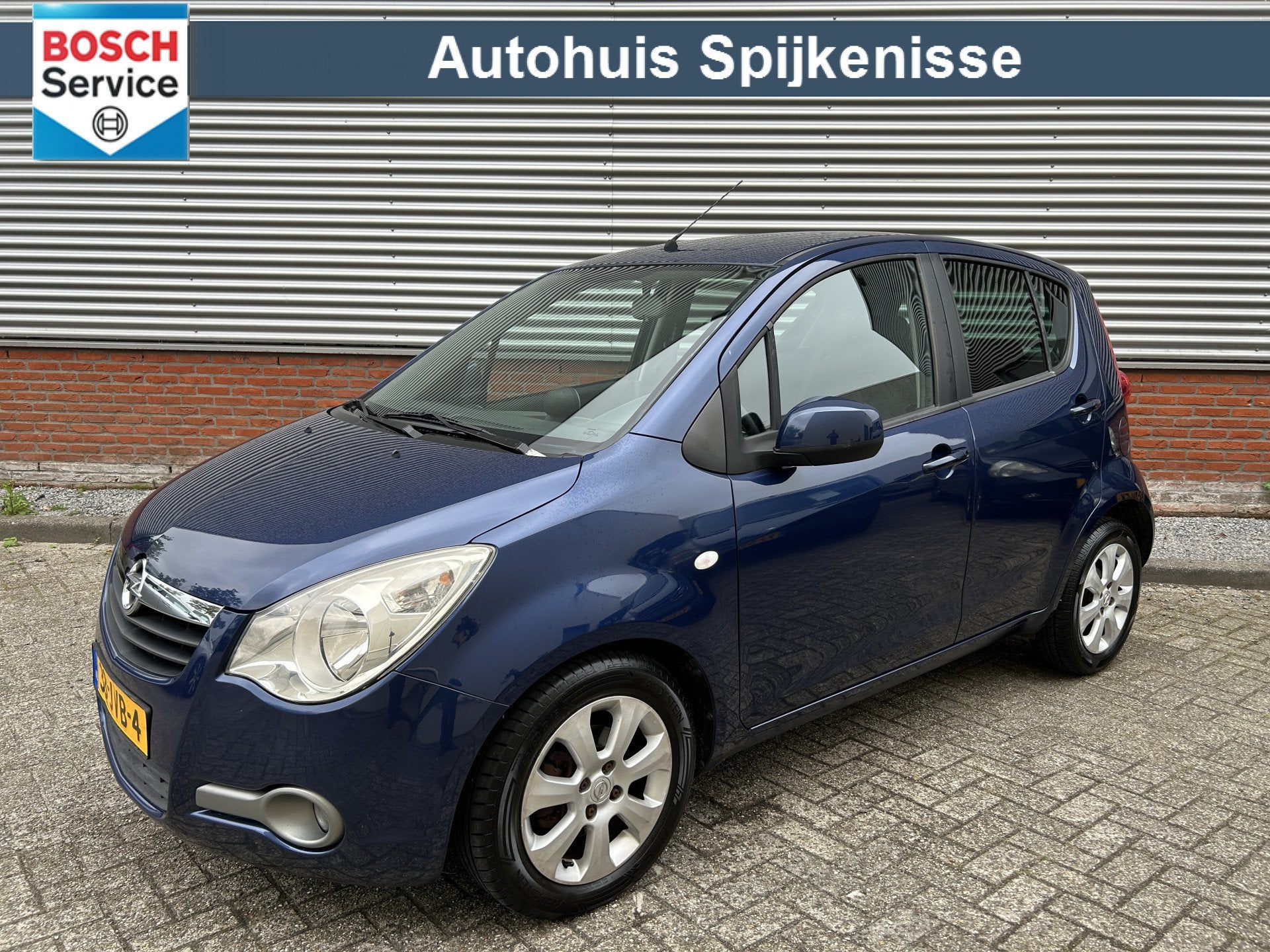 Opel Agila 1.2 Enjoy | 1e Eigenaar | Automaat | Airco | Goed, Auto's, 86 pk, 4 cilinders, Blauw, Origineel Nederlands