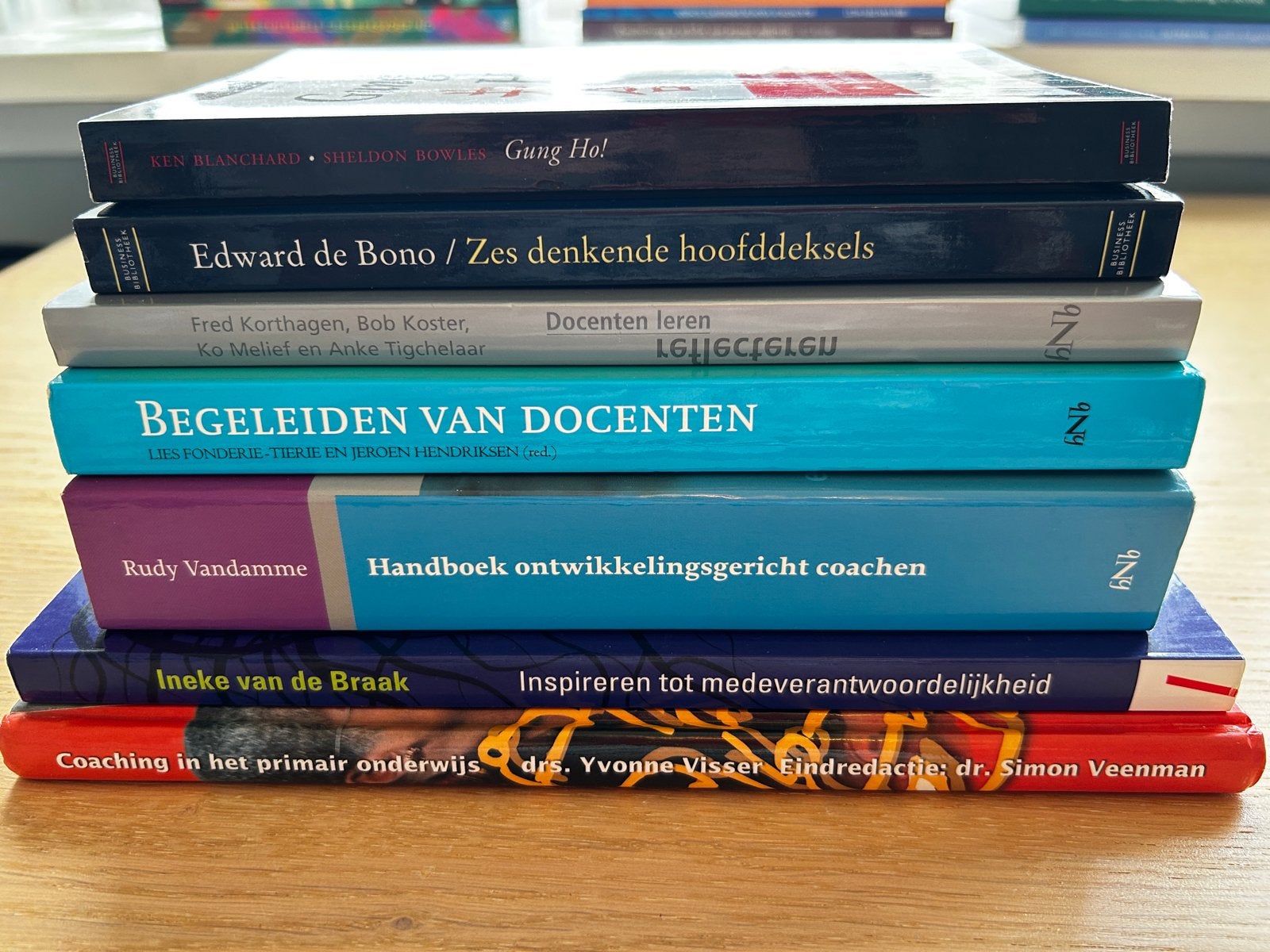 Diverse boeken over coaching en onderwijs, Ophalen of Verzenden, Gamma, Gelezen, HBO