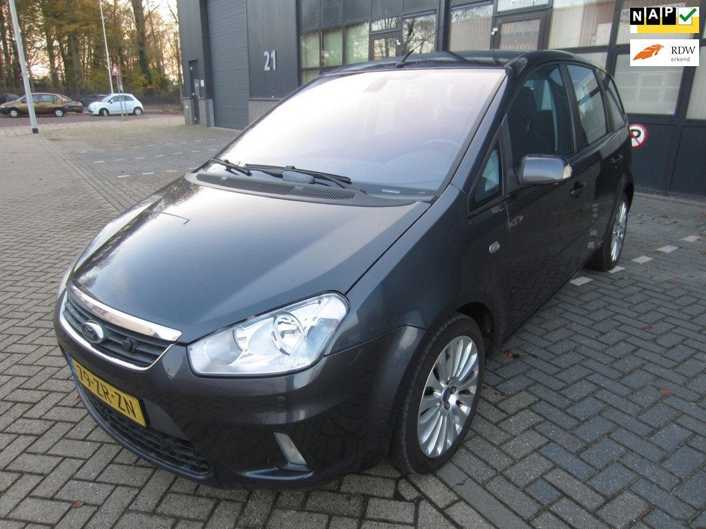 Ford C-Max 1.8-16V Titanium Flexifuel 2008 Airco Navi NAP! A, Voorwielaandrijving, 125 pk, Gebruikt, 4 cilinders