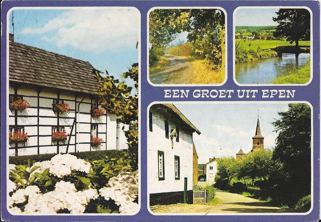 K7703 gelopen ansichtkaart een groet uit epen, Verzenden, 1980 tot heden, Gelopen