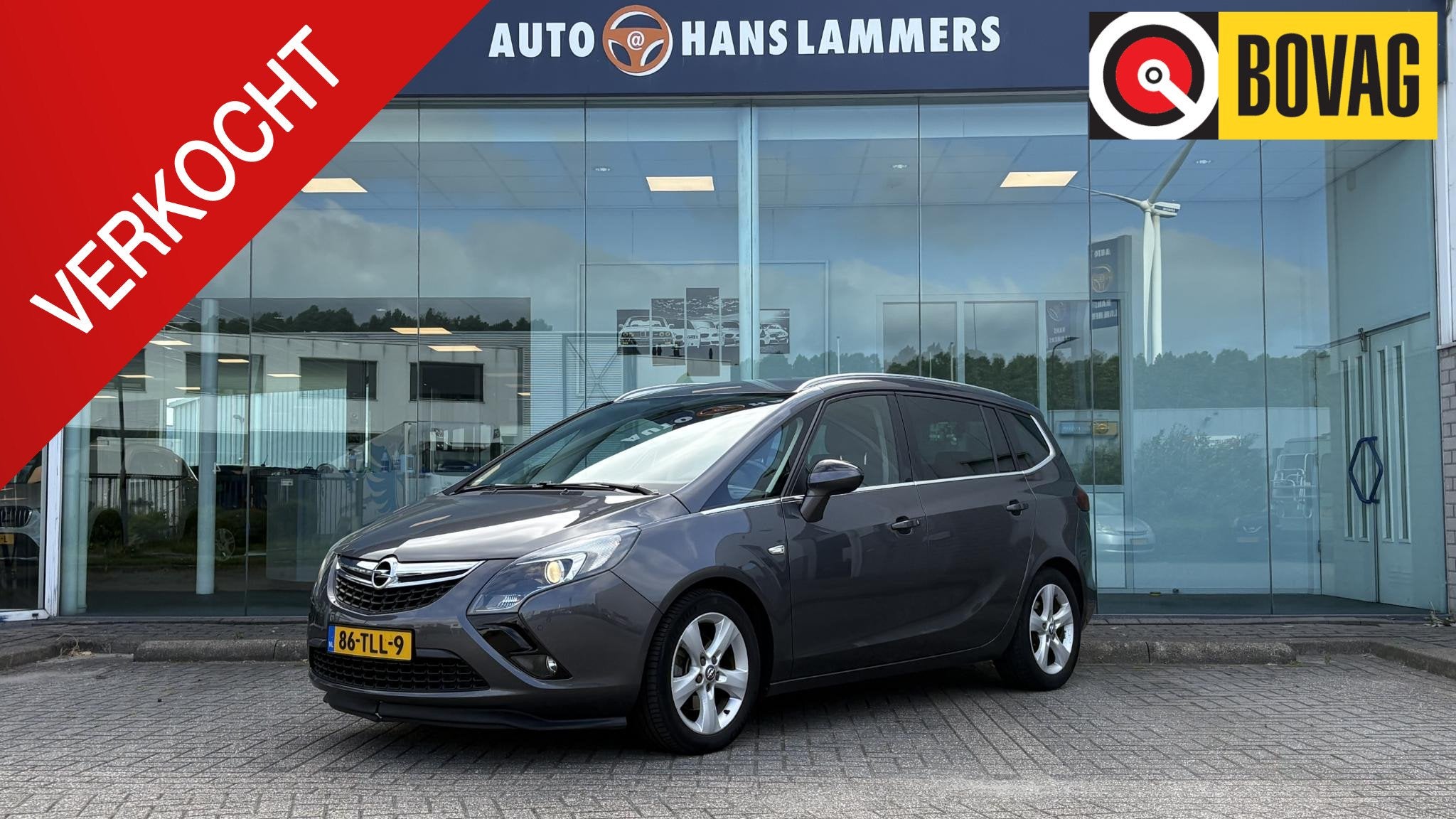 Opel Zafira Tourer 1.4 Edition, Auto's, Euro 5, Stof, 4 cilinders, Origineel Nederlands