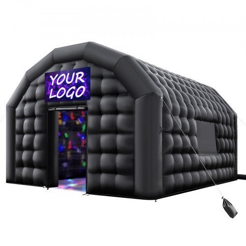 Opblaasbare feesttent 5,4x5x4,25 m, met 680W blower, Ophalen, Zo goed als nieuw, Overige