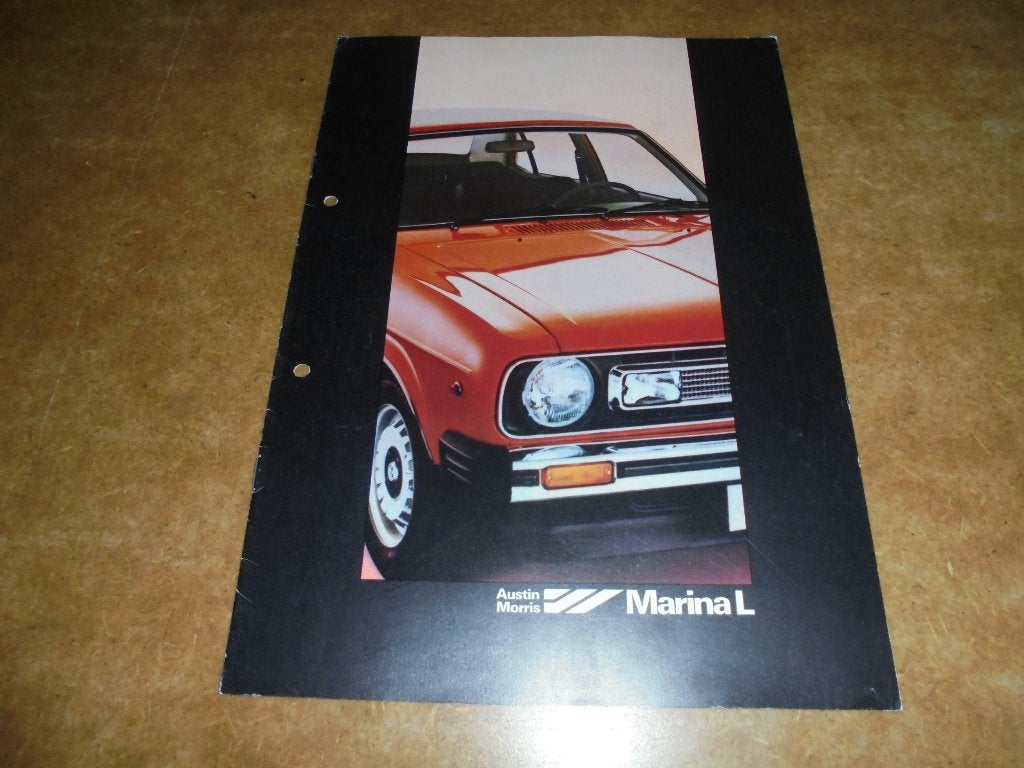brochure Morris Marina L, Ophalen of Verzenden, Gelezen, Overige merken