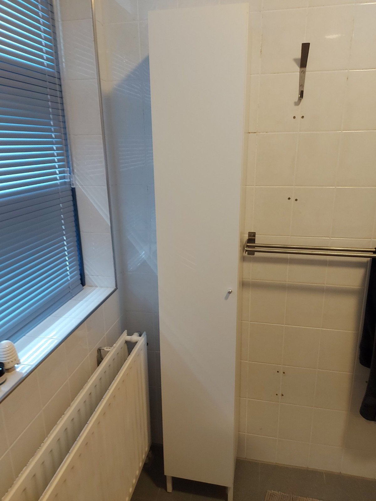 Ikea Nysjon badkamerkast wit 30x190cm, Ophalen, (Half)hoge kast, Minder dan 50 cm, Gebruikt