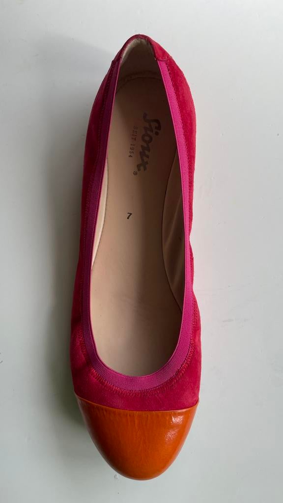 Te koop: leren schoenen, Sioux, fuchsia, 41, Ophalen of Verzenden, Zo goed als nieuw, Roze
