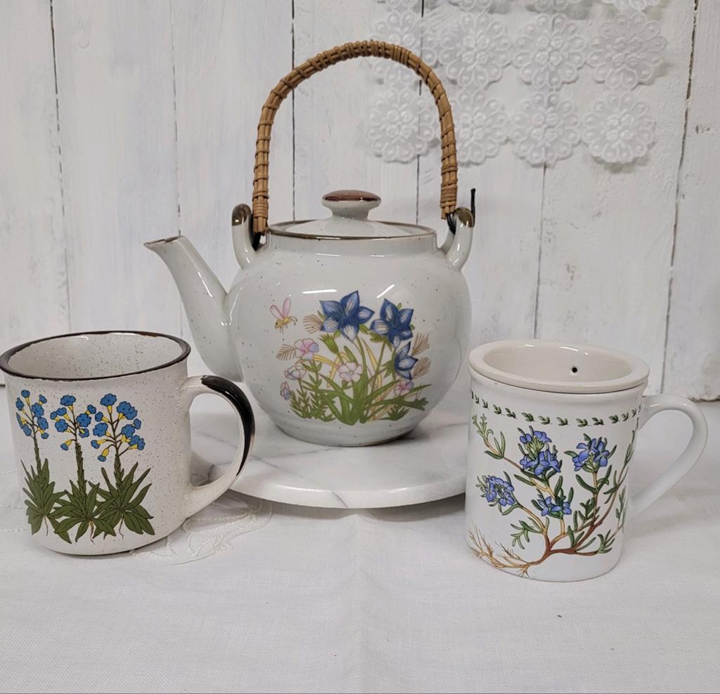 Wildflower theepot - theemok - theemok met infuser  -, Ophalen of Verzenden