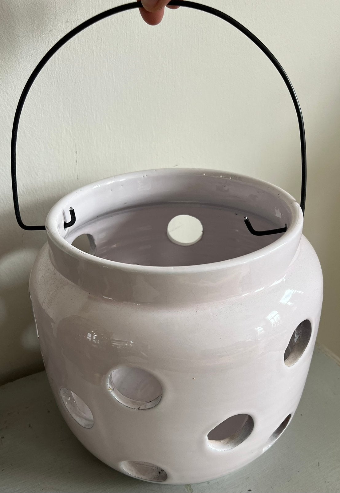 Groot windlicht Mica nieuw!, Huis en Inrichting, Woonaccessoires | Kandelaars en Kaarsen, Ophalen, Nieuw, Windlicht