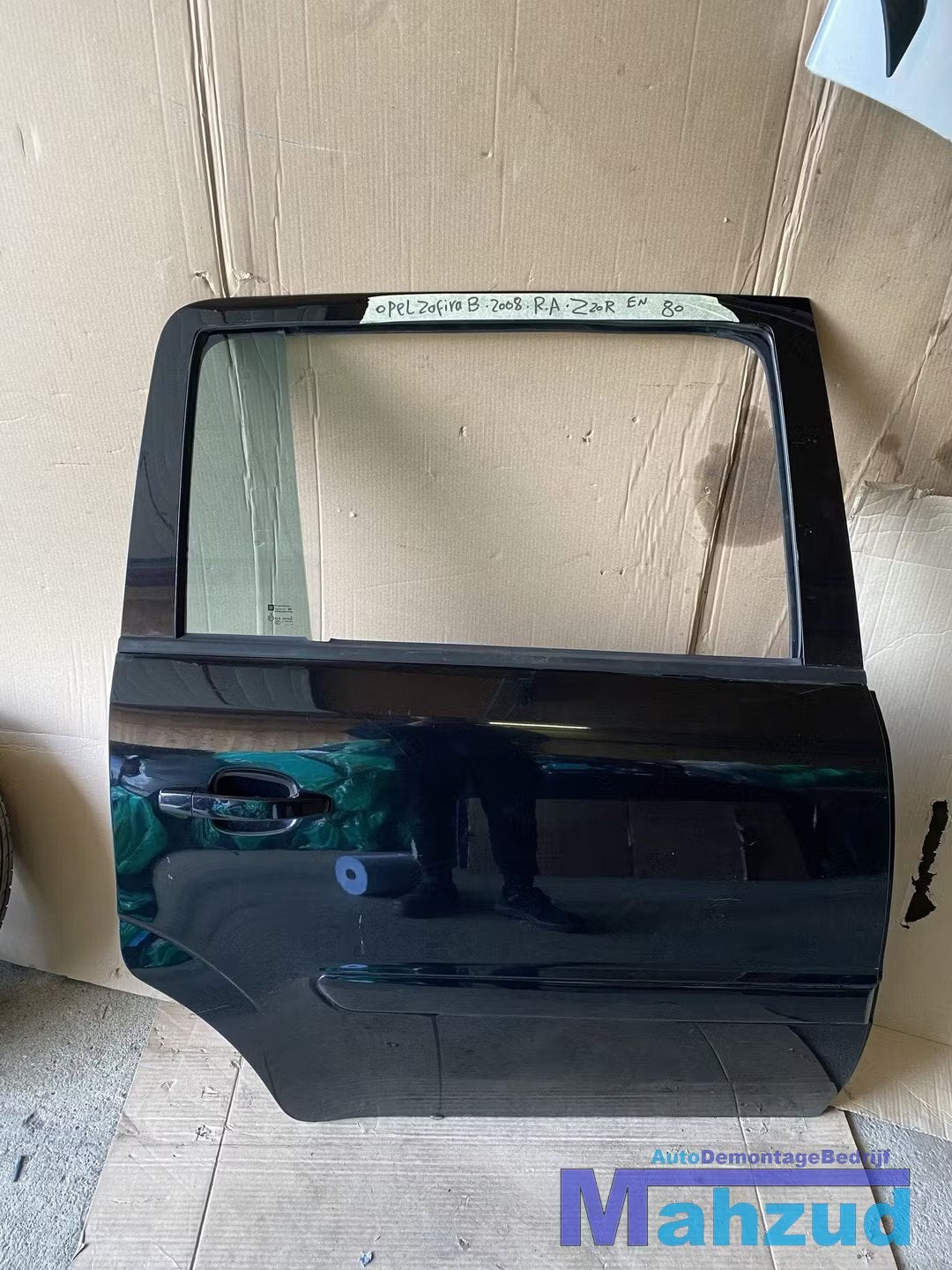 OPEL ZAFIRA B Zwart Z20R rechts rechter achter deur portier, Gebruikt, Deur, Ophalen of Verzenden, Kontakt@opel-infoservice.de