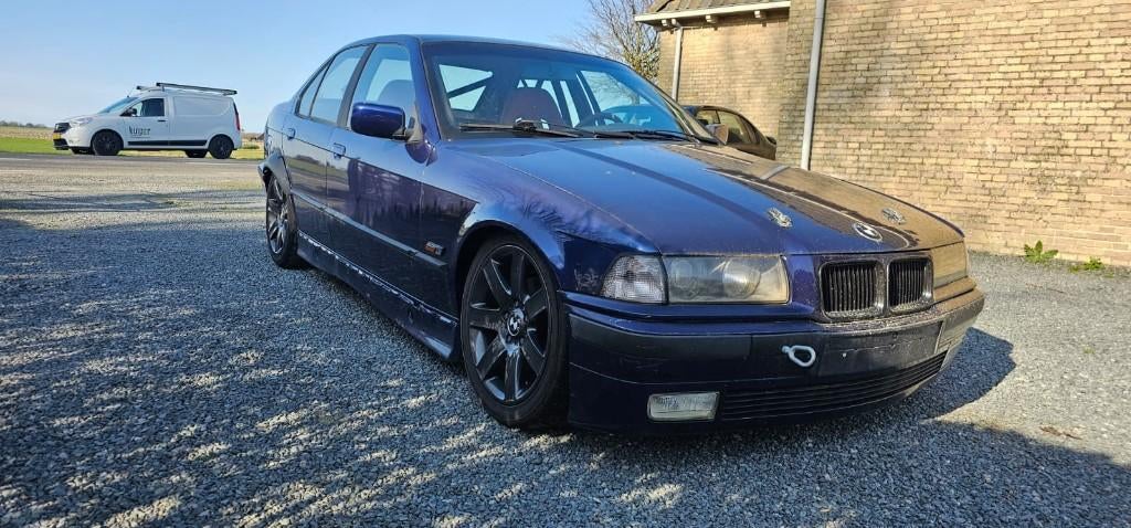 BMW E36 325i M50B25 Drift / Track Project, Auto's, BMW, 2500 cc, Achterwielaandrijving, Blauw, Handgeschakeld