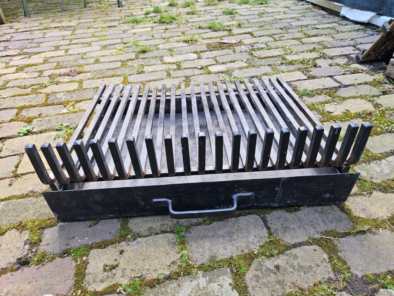 Haardrooster met aslade, Ophalen, Gebruikt, Vrijstaande haard, Houthaard