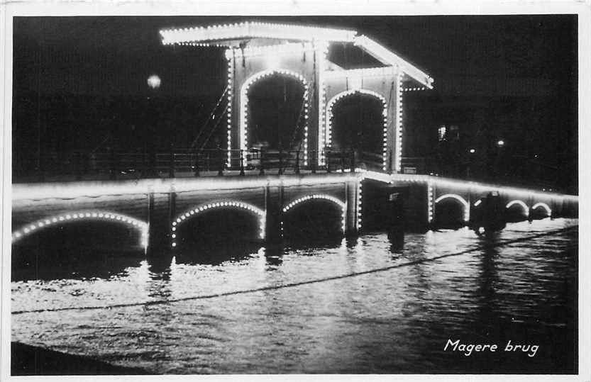 380-031-021 Amsterdam Magere Brug, Verzenden, Voor 1920, Noord-Holland