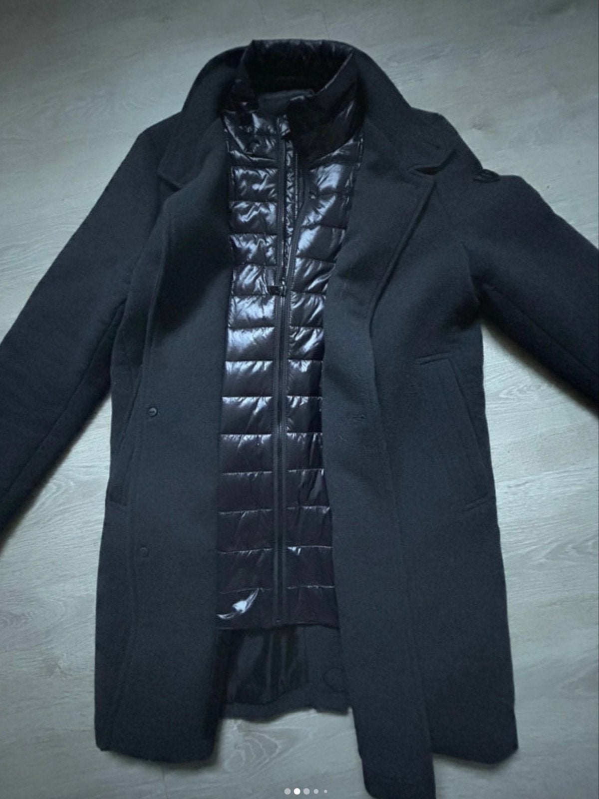 Stangata L'Essenziale Overcoat met  bodywarmer, Kleding | Heren, Ophalen of Verzenden, Zo goed als nieuw, Maat 46 (S) of kleiner