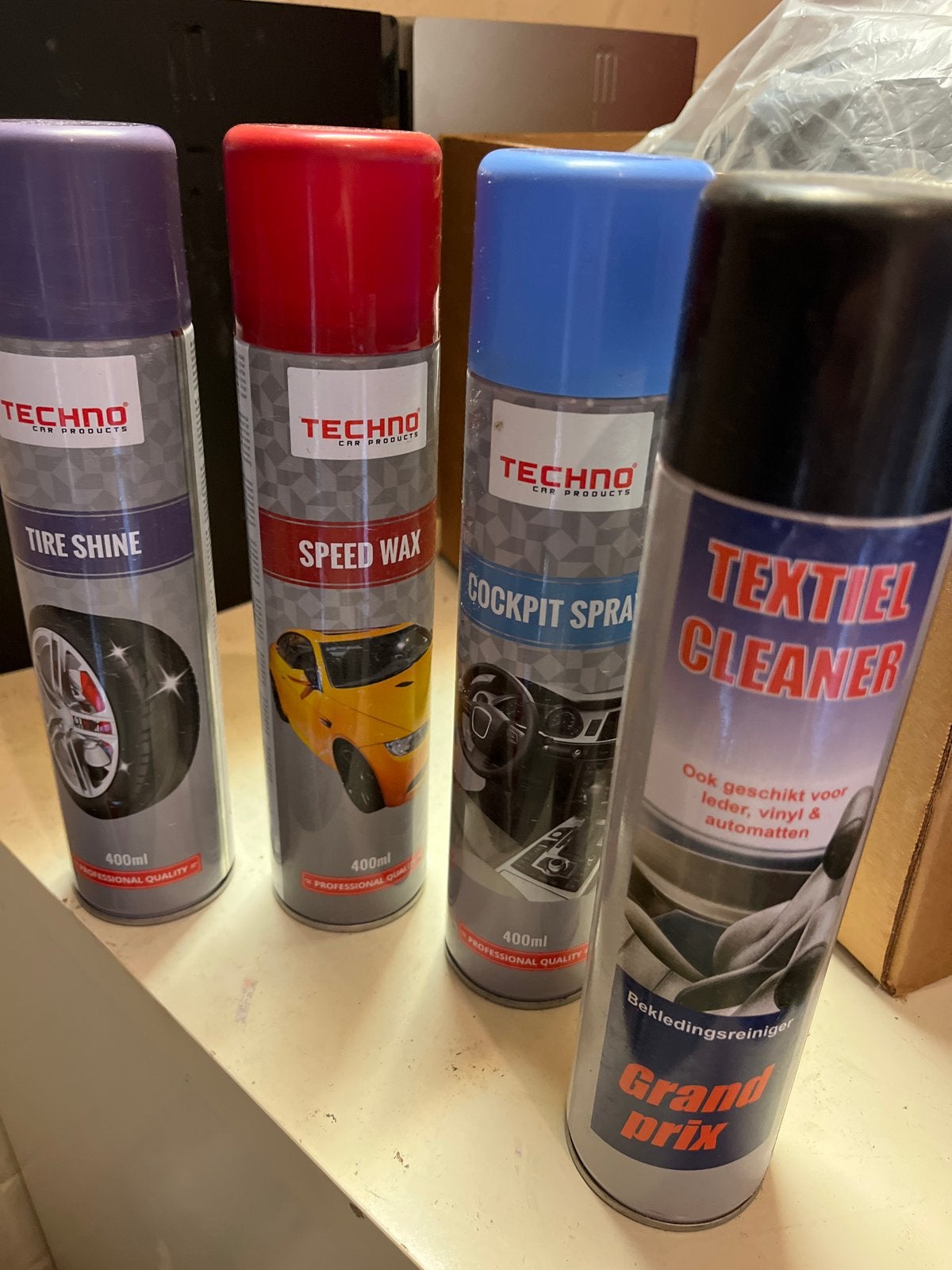 Auto onderhoudspakket - 4 spuitbussen, Ophalen of Verzenden