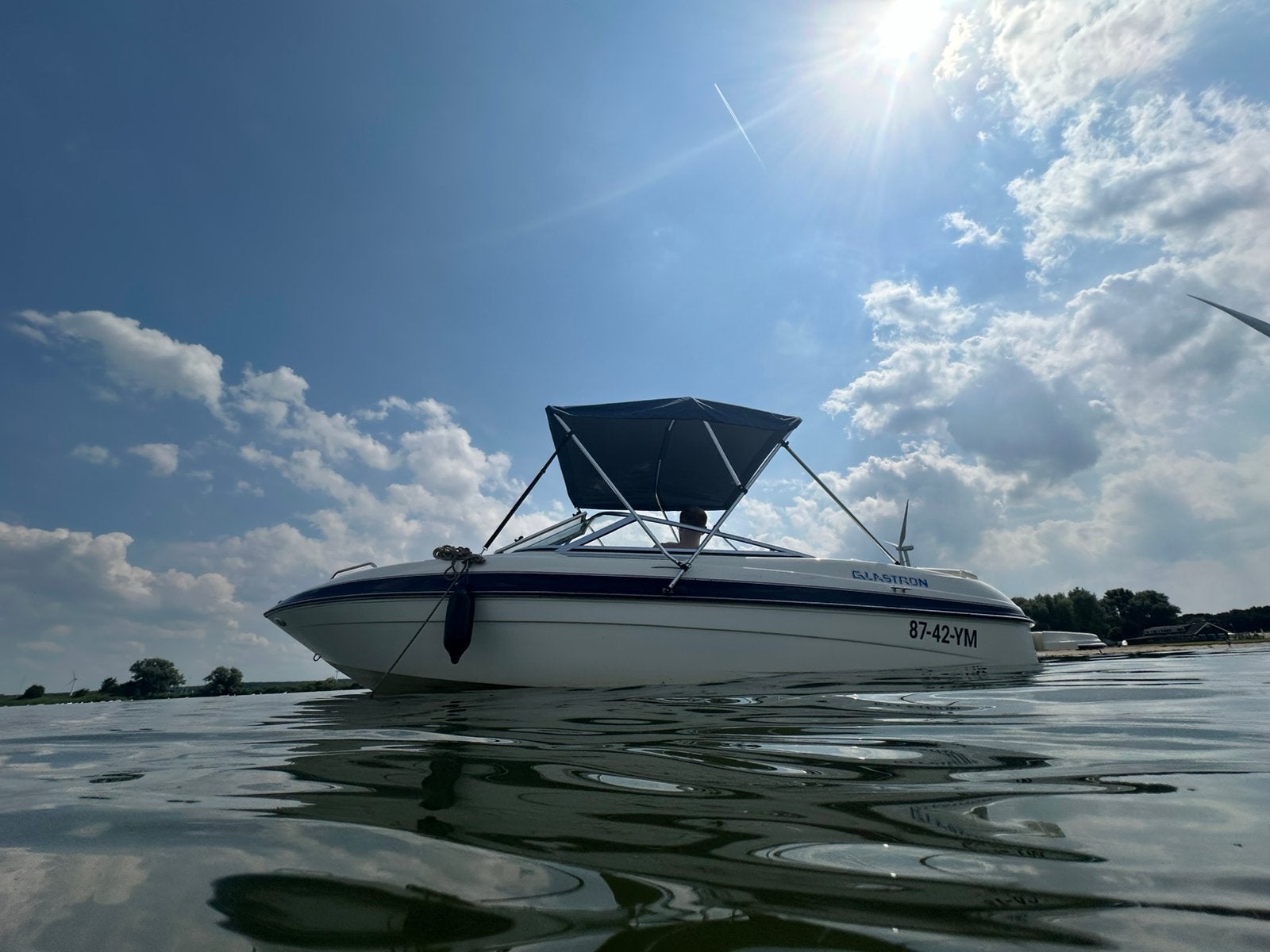 Speedboot Glastron GT185 met volvo penta 3.0 (135pk), Ophalen, Overige merken, Binnenboordmotor, 120 tot 200 pk