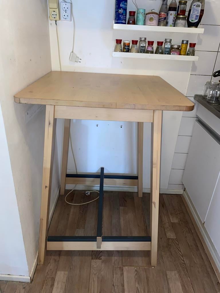 Ikea Rönninge Bartafel 75x75cm, hoogte 104cm, Ophalen, Gebruikt