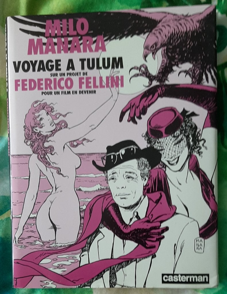 Milo Manara - Voyage a Tulum - 1990 - Fellini - gebonden, Boeken, Stripboeken, Gelezen, Eén stripboek, Ophalen of Verzenden, Milo Manara
