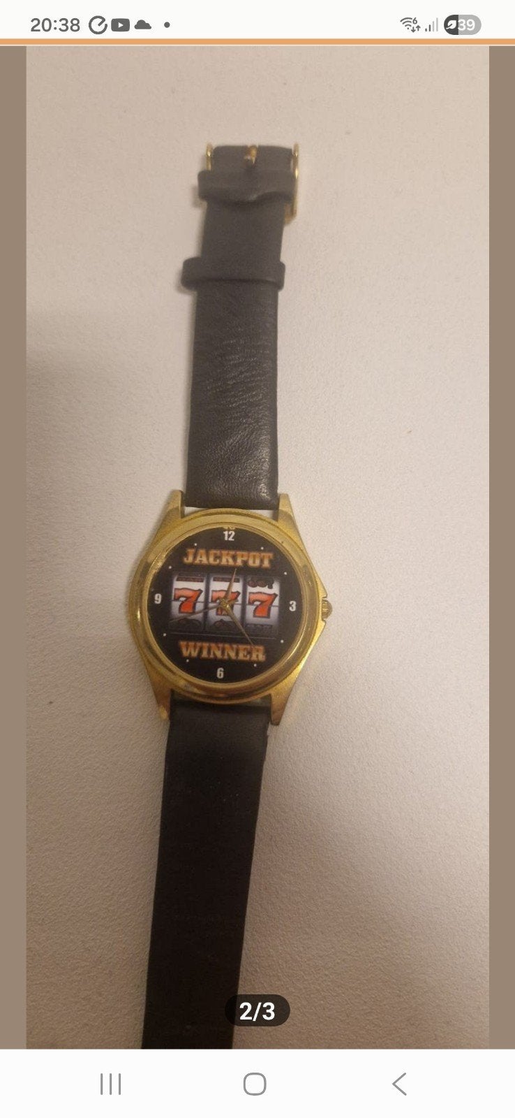 Jackpot horloge - Nieuwe batterij nodig, Verzamelen, Ophalen of Verzenden, Gebruikt