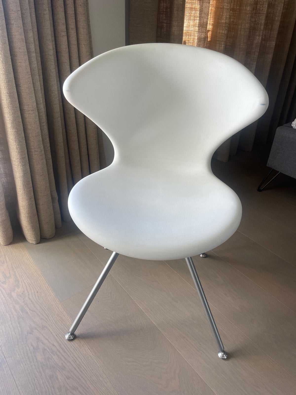 Design stoel Martin Ballendat voor Tonon - Wit, Huis en Inrichting, Stoelen, Ophalen, Kunststof, Gebruikt, Wit