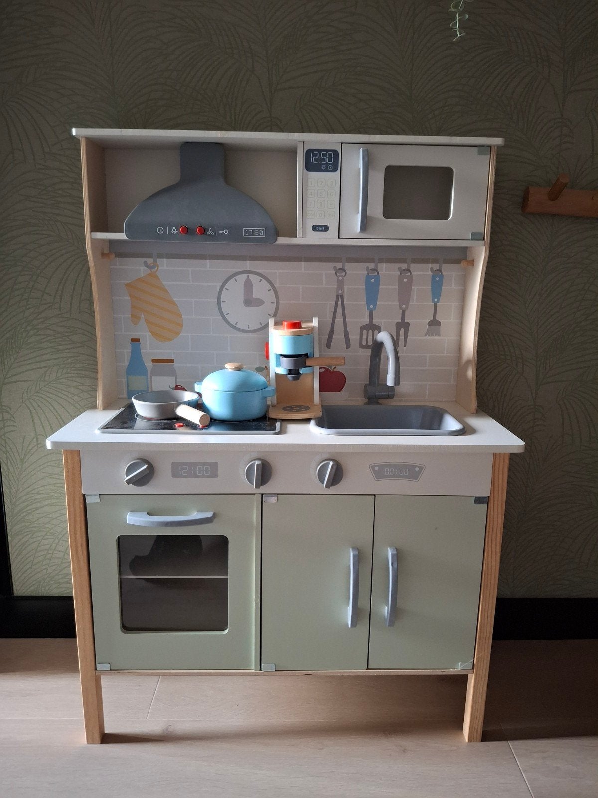 Speelkeukentje met licht, geluid en accessoires, Ophalen