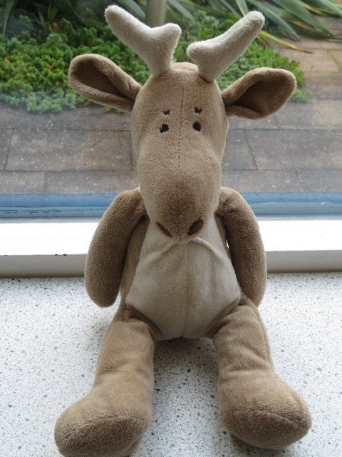 Eland Rendier Russ merk Happy Horse meet ca 38 cm, Ophalen of Verzenden, Zo goed als nieuw, Middelgroot (20 tot 80 cm), Korrelvulling