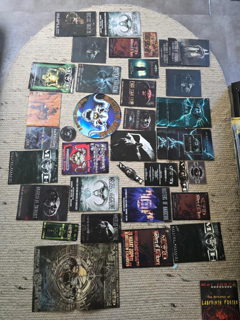 Masters of Hardcore Collectie - Magazines, Flyers, CD's, Ophalen of Verzenden, Gebruikt, Overige genres