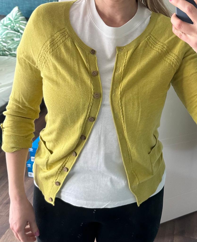 Beacan Cove vest pullover jumper lime mosterd kleur maat 38, Kleding | Dames, Maat 38/40 (M), Geel, Nieuw, Ophalen of Verzenden