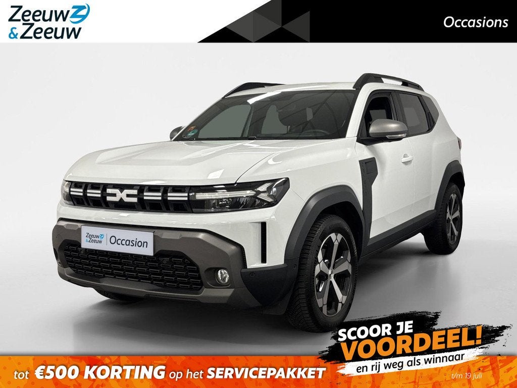 Dacia Duster 1.6 Hybrid 140 Journey AUTOMAAT NAVI AIRCO 360C, Auto's, Dacia, 12 maanden, Stof, Gebruikt, 4 cilinders