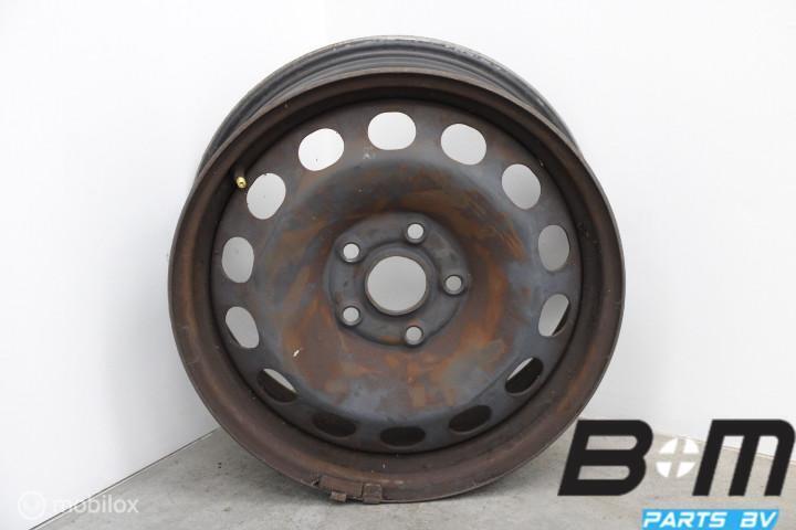 1 losse 16 inch stalen velg VW Golf 5 1K0601027A, Auto-onderdelen, Banden en Velgen, Gebruikt, Velg(en)