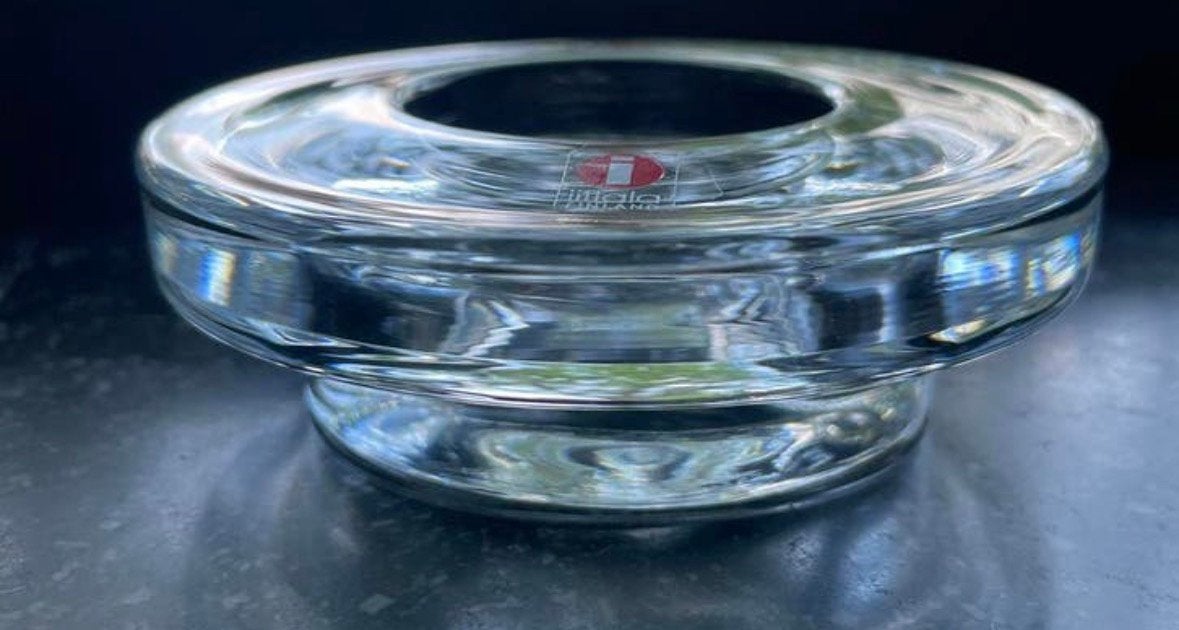 Iittala Halo waxinelichtje transparant, Ophalen of Verzenden, Zo goed als nieuw, Glas