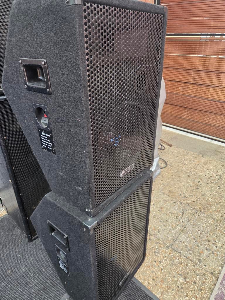 Monitor speakers 200watt, Muziek en Instrumenten, Ophalen of Verzenden, Gebruikt, Minder dan 500 watt, P.A.