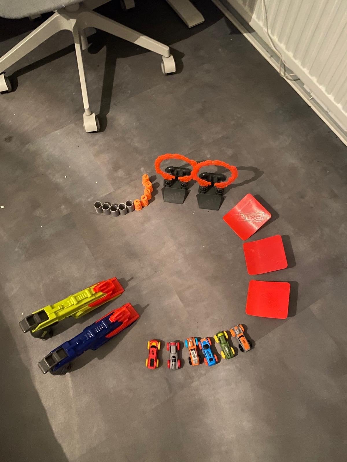 Nerf Nitro Set - Blasters, Auto's en Accessoires, Ophalen of Verzenden, Zo goed als nieuw
