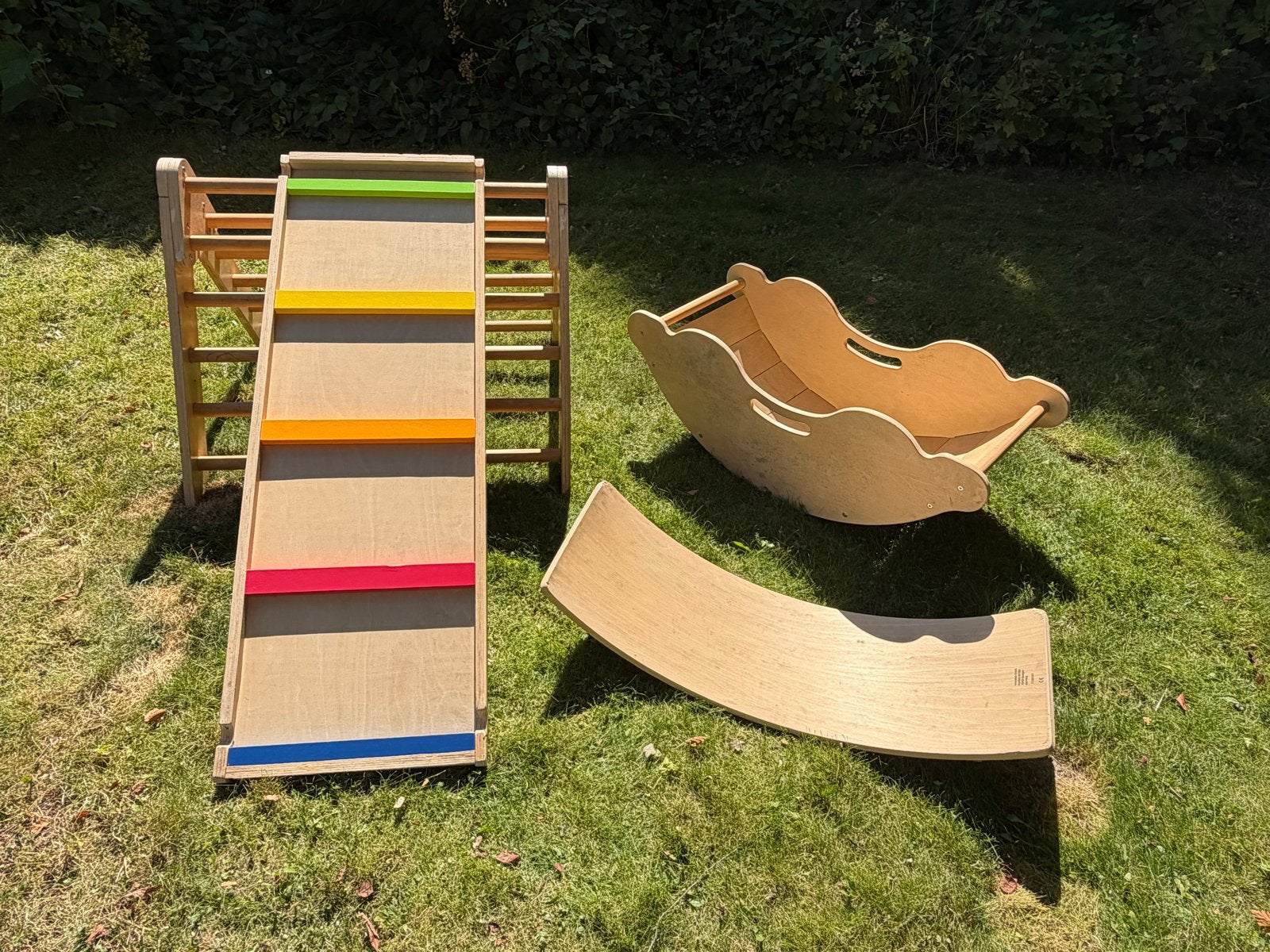 Montessori klimrek met glijbaan en klimwand, Kinderen en Baby's, Speelgoed | Buiten | Speeltoestellen, Ophalen, Gebruikt, Glijbaan