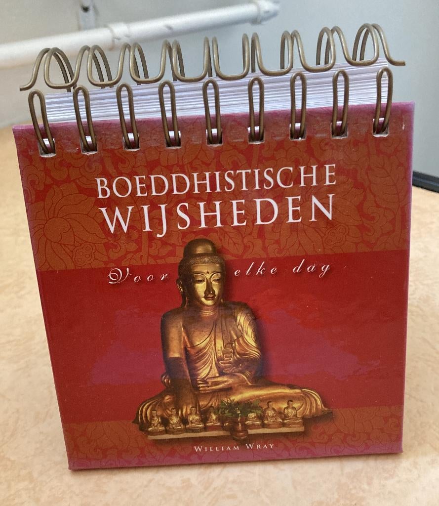 Jaarkalender Boeddhistische wijsheden - William Wray, Ophalen of Verzenden, Zo goed als nieuw, Spiritualiteit algemeen, Overige typen