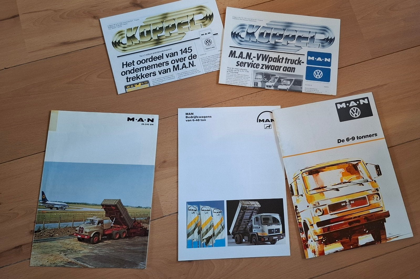MAN trucks folders, Ophalen of Verzenden, Gelezen, Overige merken
