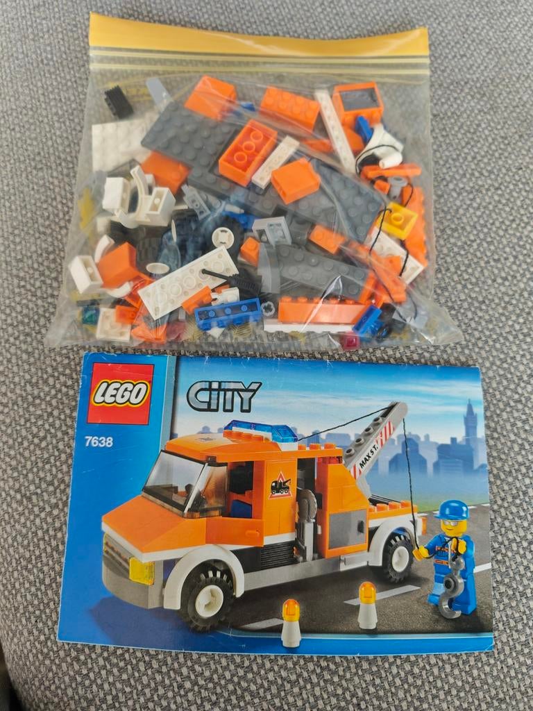 Lego City Takelwagen 7638, Lego, Ophalen of Verzenden, Compleet, Complete set