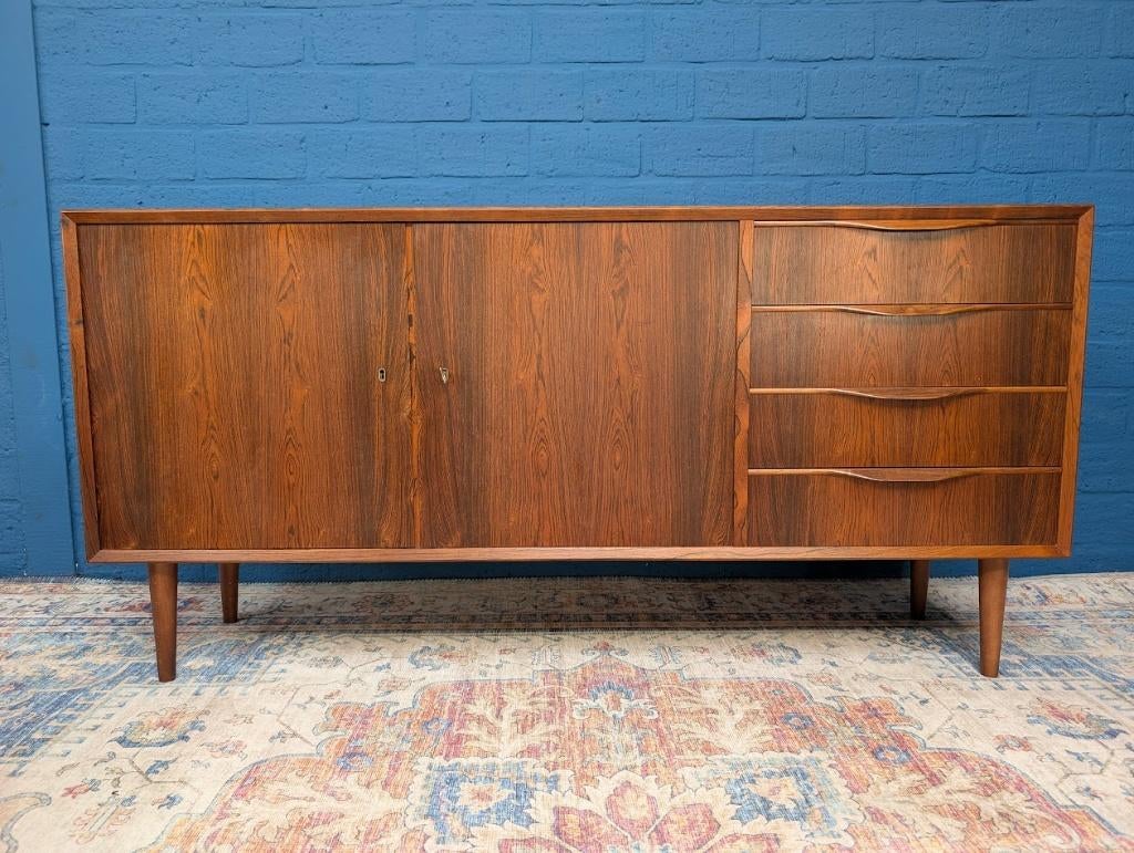 Vintage palissander lowboard, Erling Torvits, jaren 60, Ophalen, Huis en Inrichting