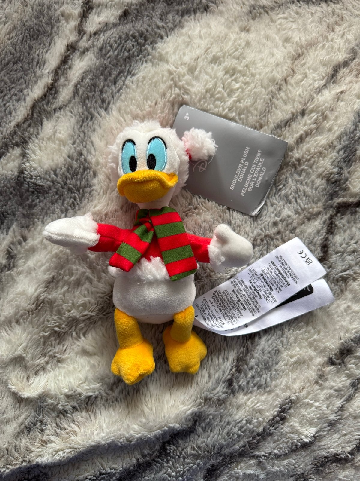 Disney Donald Duck Kerst Knuffel - Nieuw met label, Verzamelen, Ophalen of Verzenden, Nieuw, Overige typen