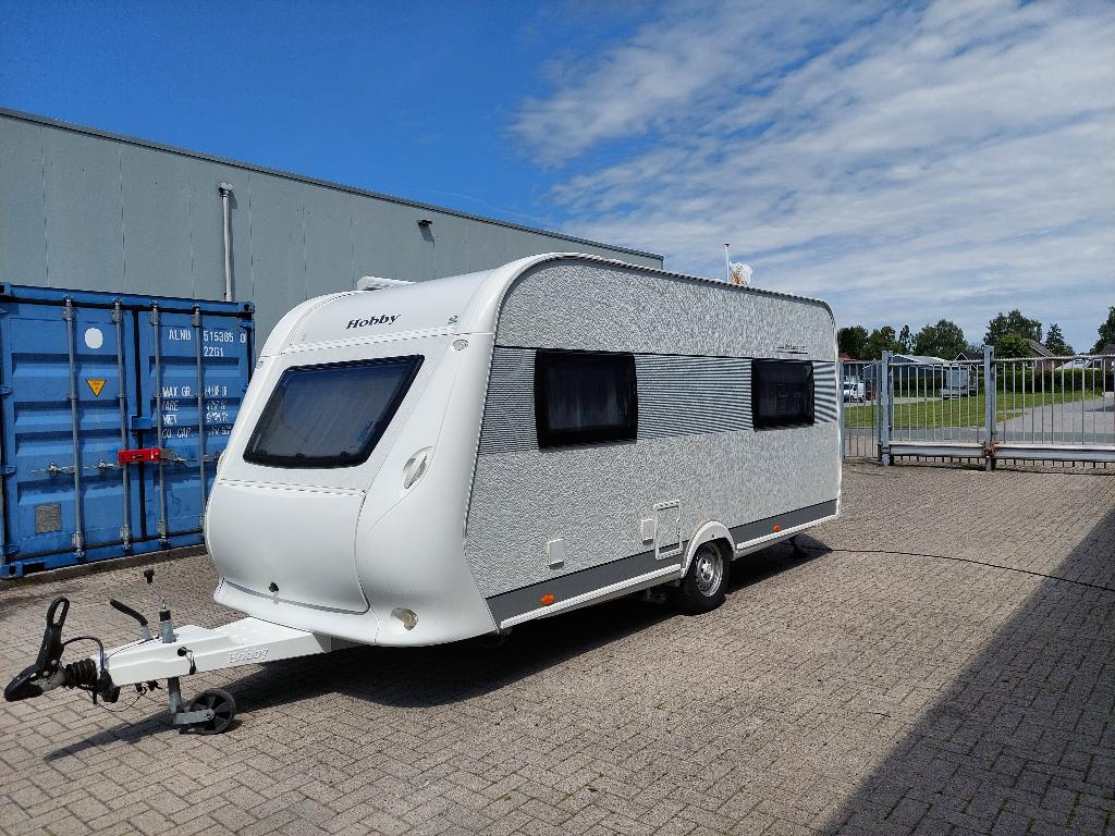 Caravan Hobby 460LU De Luxe Easy, Caravans en Kamperen, Caravans, Schokbreker, Rondzit, Hobby, Particulier