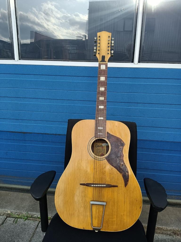 Te koop: Egmond 12-snarige gitaar, Muziek en Instrumenten, Snaarinstrumenten | Gitaren | Akoestisch, Ophalen, Gebruikt, Klassieke of Spaanse gitaar