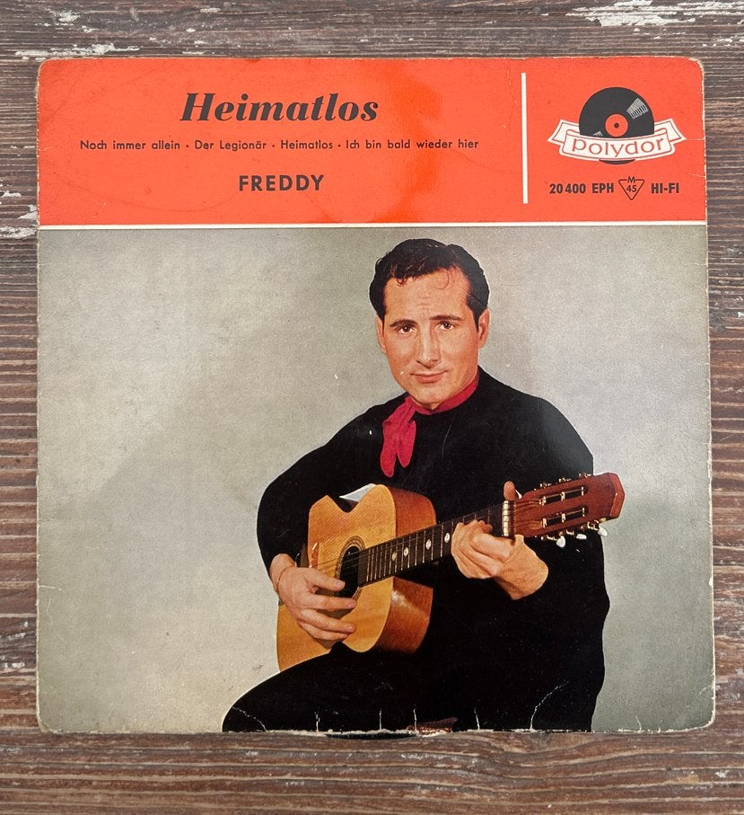 Freddy - Heimatlos EP (Polydor 20400 EPH), Gebruikt, 7 inch, EP, Schlager
