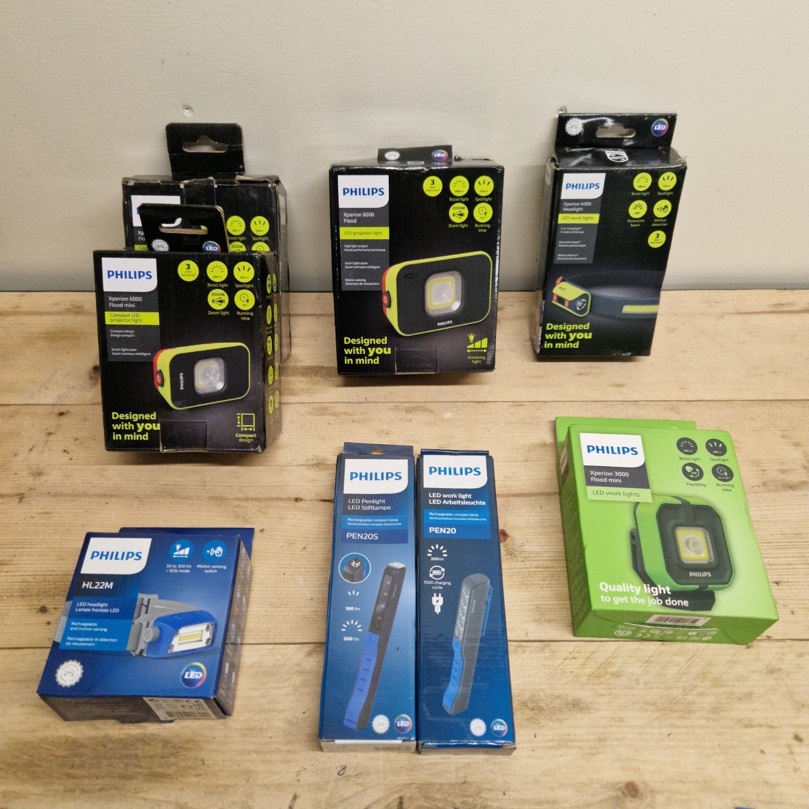 ⚡️ Nieuwe Philips accu schijnwerpers / inspectielampen, Ophalen of Verzenden, Nieuw, Accu