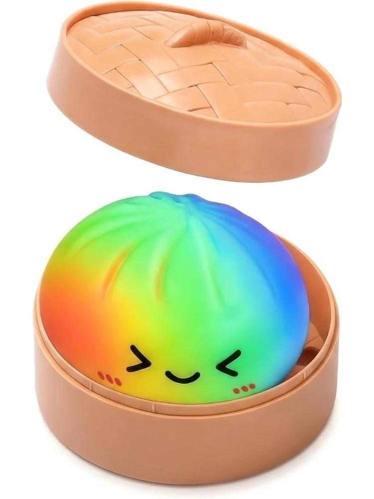 Grote regenboog squishy Dumpling (8,5cm), Ophalen of Verzenden, Nieuw