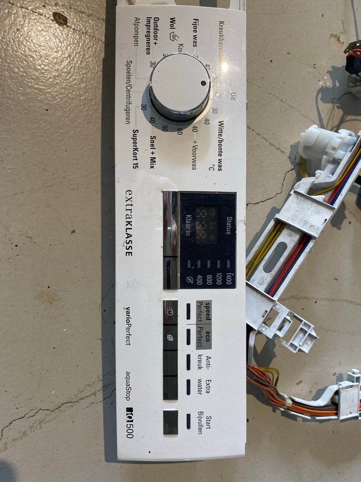 Bosch/Siemens IQ500 VarioPerfect Bedieningspaneel Wasmachine, Ophalen of Verzenden, Gebruikt