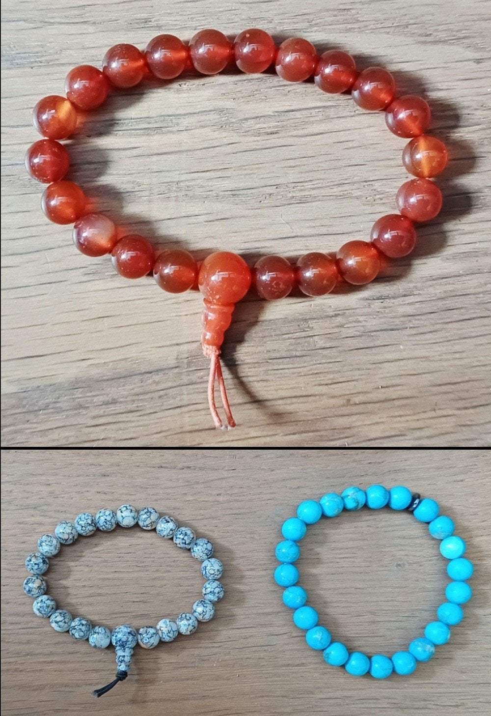 9 edelsteen armbanden., Sieraden, Tassen en Uiterlijk, Ophalen, Nieuw