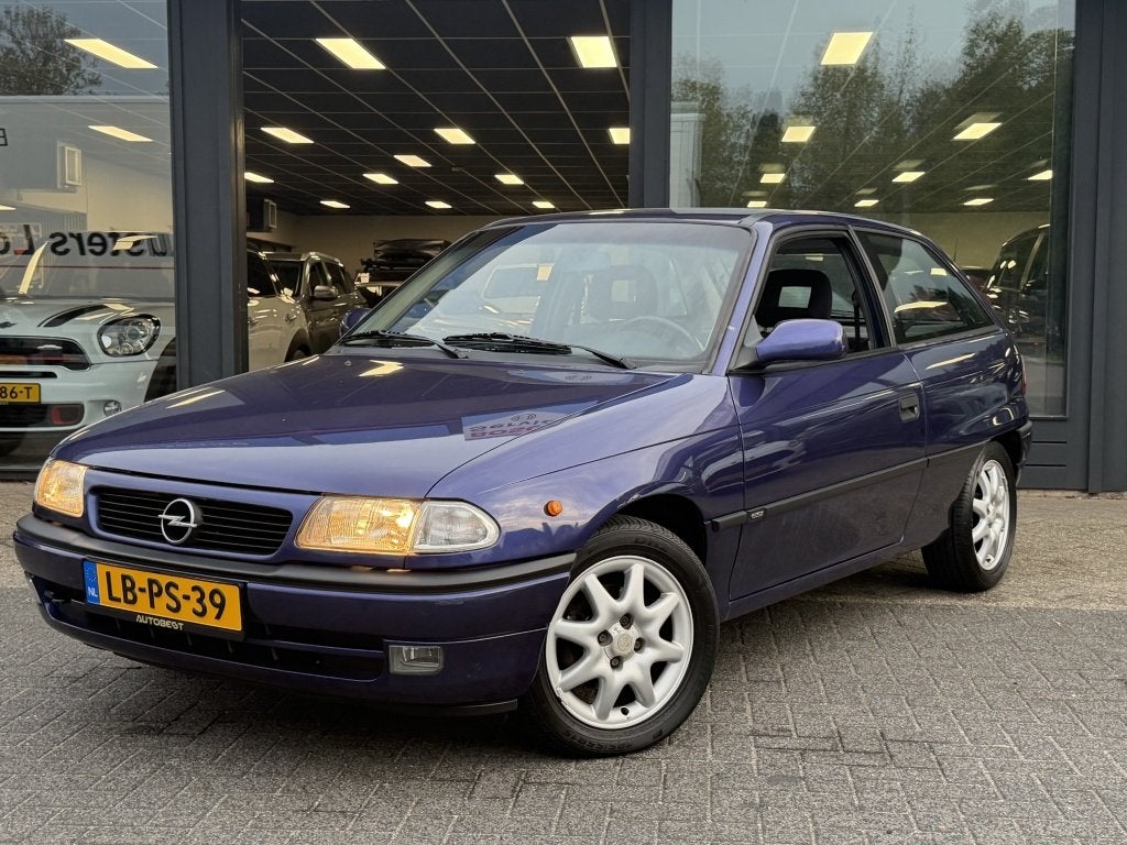 Opel Astra 2.0i GSi, Auto's, 1998 cc, 150 pk, Blauw, Origineel Nederlands