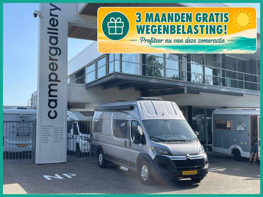 Pössl Roadcruiser XL ENKELE BEDDEN VERHOOGD TREKHAA, Pössl, 6 tot 7 meter, Bedrijf, Overige merken